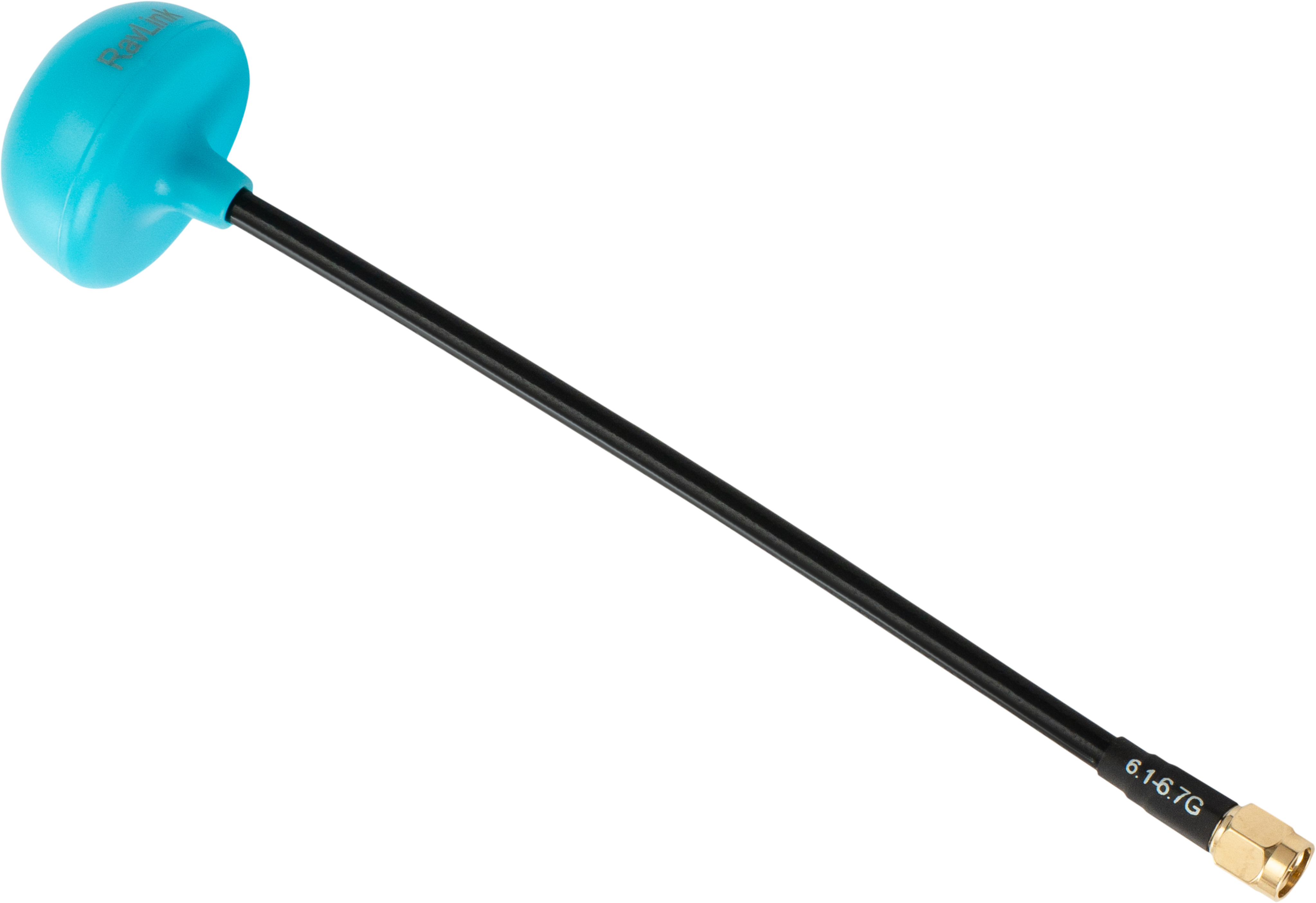 Антена для дрона RavLink Bubble 6.1-6.7GHz 160mm SMA RHCP (ANT6167G)